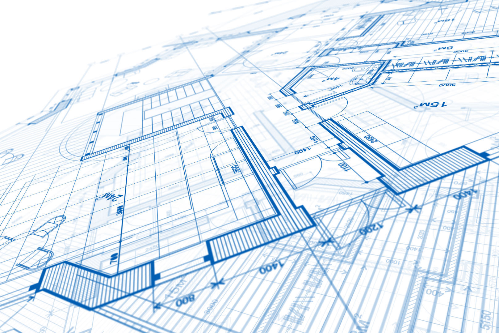 Design of interiors in prestigious marble